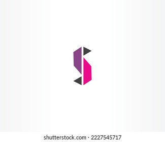 Icono de diseño de logotipo de letra S