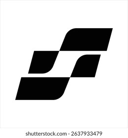 S letter logo concept template vector