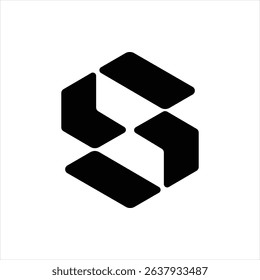 S letter logo concept template vector