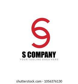 S letter logo design