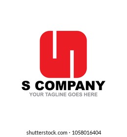 S letter logo design