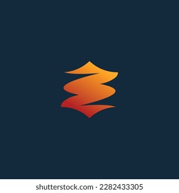 Diseño de logotipo de carta S