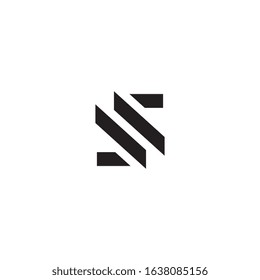 S letter logo design concept.