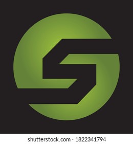 Logo de la carta S Diseño Icono creativo Logo vector de letras modernas