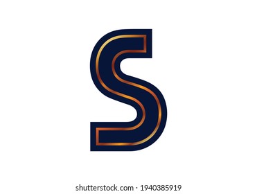 S Letter Logo Design. Creative Letter icon vector.