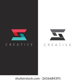 S Letter Logo Design with Elegant and Modern Branding Vector Concept