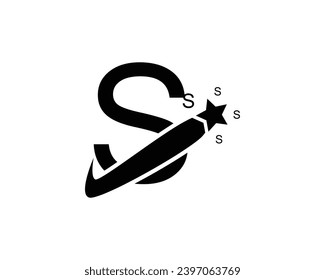 elemento de diseño de logotipo de letra S