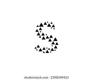 S letter logo design element