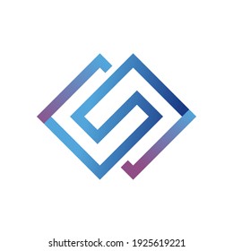 S letter logo design eps