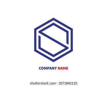 S Letter Logo Design with EPS