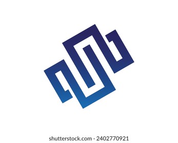 S letter logo design icon