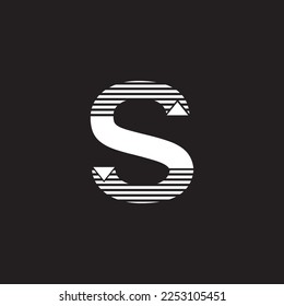  S letter logo design image