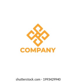 S letter logo design and infinite shapes, very simple and elegant logo, suitable for any industry.