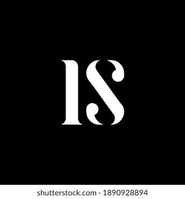 Logotipo de letra simple y mínimo.
