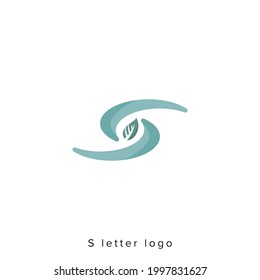 S letter logo design modern 