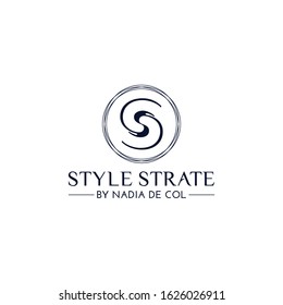 S Letter Logo Design Template For Business and Company