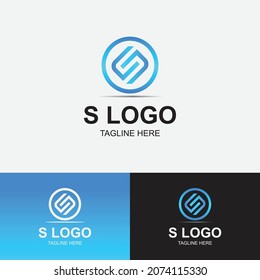 S Letter Logo Design Template.