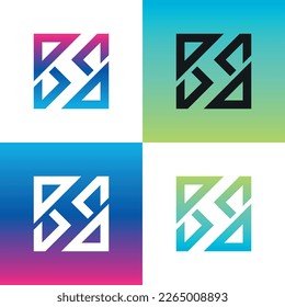Diseño del logotipo de la letra S Plantilla del logotipo de la letra S