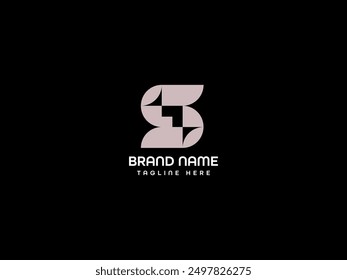 Plantilla de diseño de logotipo de letra S