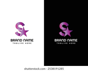 Plantilla de diseño de logotipo de letra S 