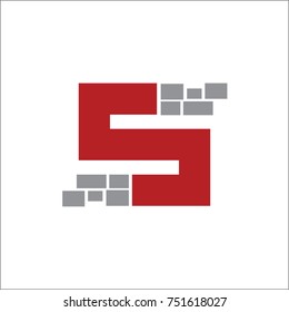 S Letter Logo design template