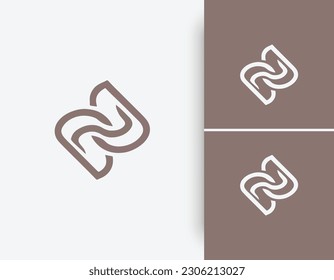 Logo-Design-Symbol für Buchstaben