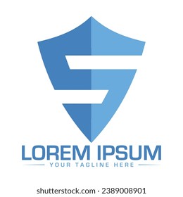 Diseño de logotipo de carta S Diseño de logotipo único y moderno