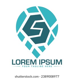 S Letter Logo Design Einzigartiges und modernes Logo-Design