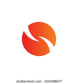 S letter logo design vector template icon
