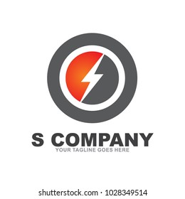 S letter logo design vector icon template