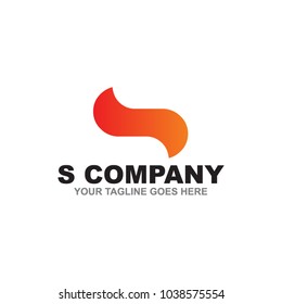 S letter logo design vector template