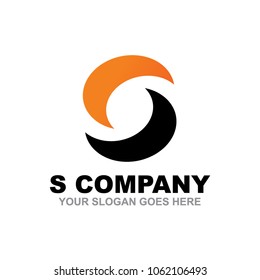 S letter logo design vector icon