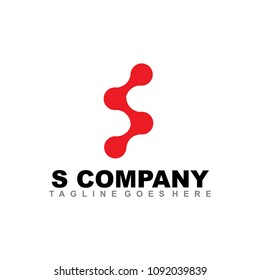 S letter logo design vector icon