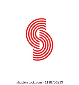 S letter logo design vector template