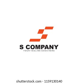 S letter logo design vector template
