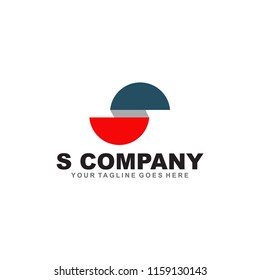 S letter logo design vector template