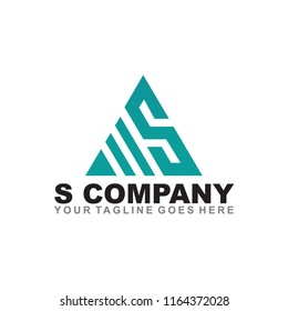 S letter logo design vector template