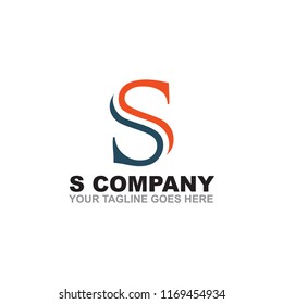 S letter logo design vector template