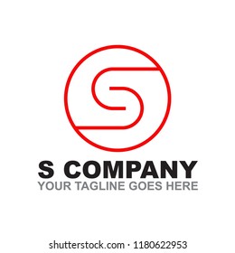 S letter logo design vector template
