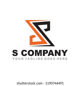 S letter logo design vector template