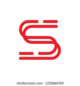 S letter logo design vector template