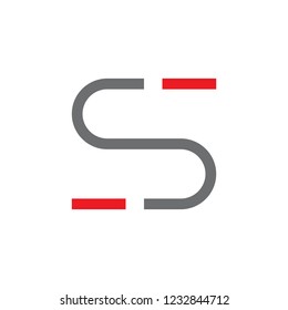 S letter logo design vector template