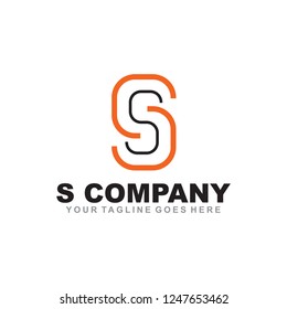 S letter logo design vector template