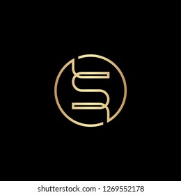 S letter logo design vector