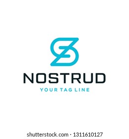 S letter logo design vector illustration.