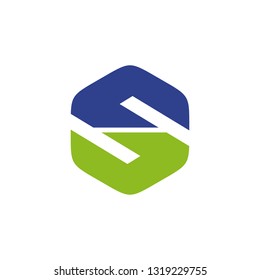 S letter logo design vector template