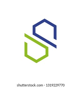 S letter logo design vector template