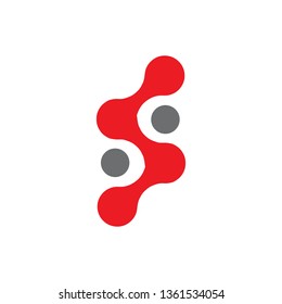 S letter logo design vector template