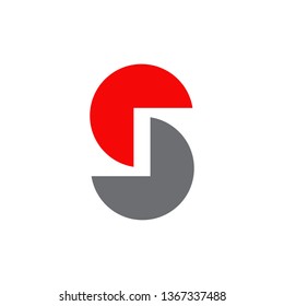 S letter logo design vector template
