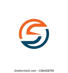 S letter logo design vector template
